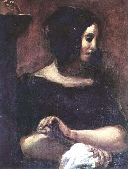 Eugene Delacroix George Sand oil painting picture